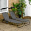 Chaises longues pliantes pour piscine