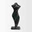 Objet décoratif silhouette en marbre noir Contour