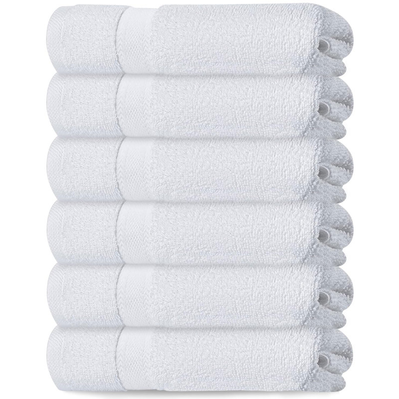Pièce de serviette à main blanche de qualité supérieure 16 x 27 pouces