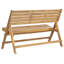 Banc de jardin en bois Mignardise-26221385