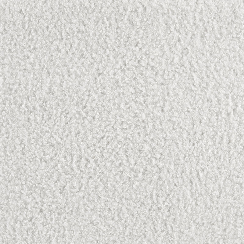 Grand lit à oreilles tapissier blanc avec cadre texturé enveloppant et à lattes