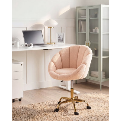 Beliani ANNABELLE Boucle Office Chair