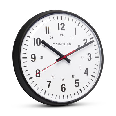 10 Inch Silent Continuous-Sweep Analog Wall Clock