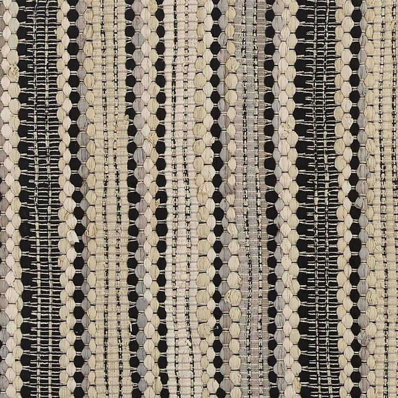Tapis beige / gris intérieur / extérieur rectangulaire en coton tressé à la main 2 pi x 3 pi Gethyn
