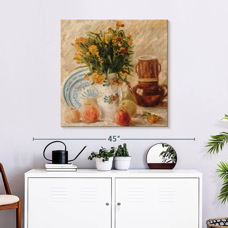 Yarlin nature morte aux pommes, H 30 po x l 30 po