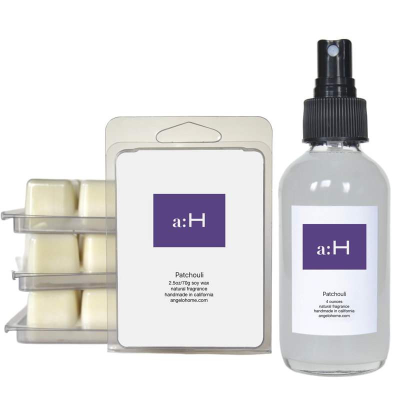 A:H Patchouli Scented Flameless Wax Melts And Room Spray Candle