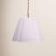 Luminaire suspendu 1 lumière Alala, lin bouclé-1789023286