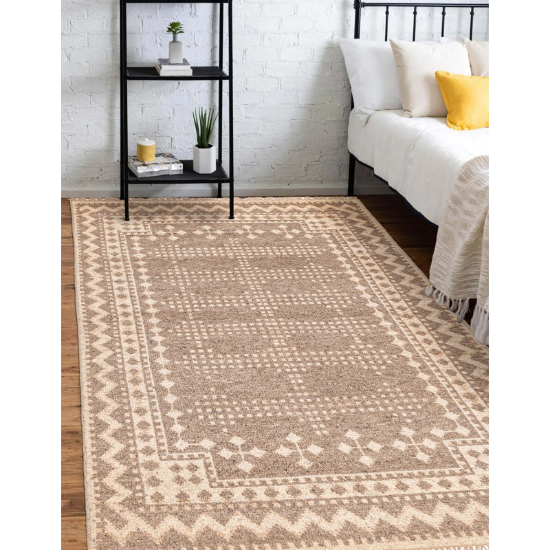 Tapis gris Tangier 5 pi 1 po x 8 pi 0 po