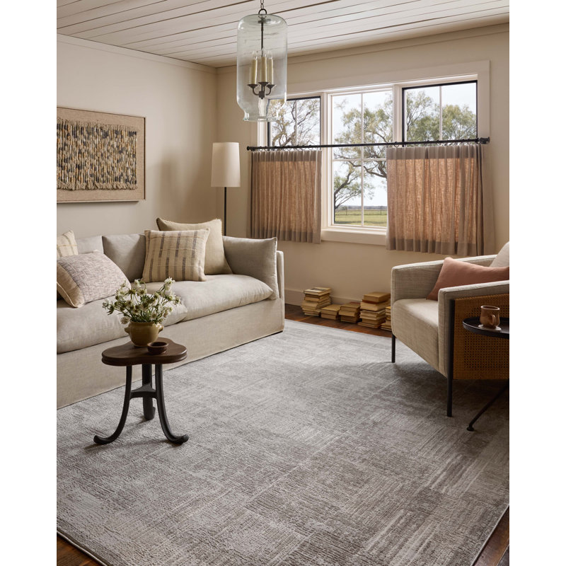Tapis fumée / brume Loloi Fazzolari, Tapis de couloir 2 pi 7 po x 4 pi
