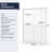 Double Sliding Shower Door, Semi-Frameless Bypass Bathroom Sliding Door With 1/4" (6Mm) Tempered Glass For Walk-In Shower-121213415