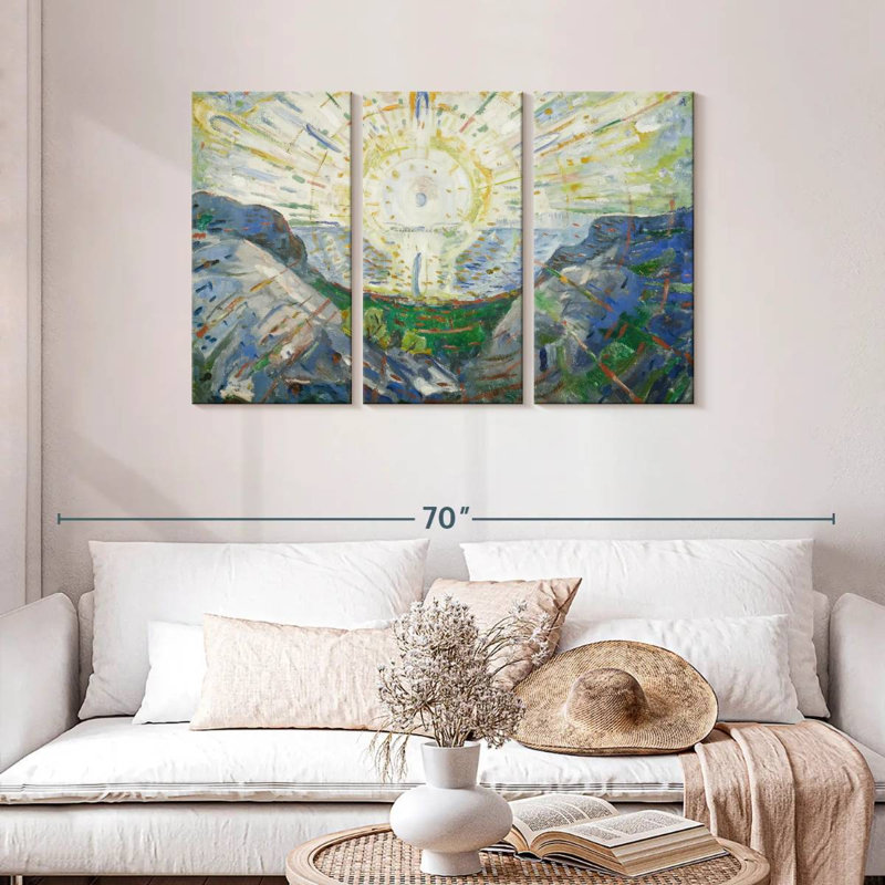 Avery le soleil 1912, H 28 po x l 45 po