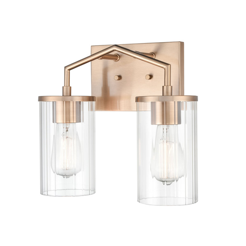 Éclairage de salle de bain à 2 lumières à intensité variable, 2, Or