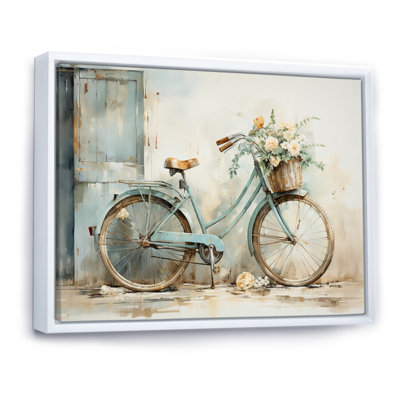 Vélo, pédalage tranquille en V - art mural vélo
