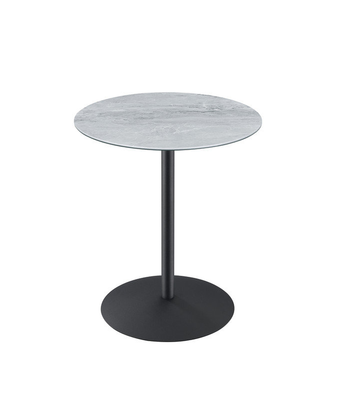 Table de bout l 17,5 po avec plateau texturé en marbre gris, l 17,5 po x P 17,5 po x H 20 po, le dernier ajout à notre collection