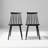 Osblek Farmhouse Polypropylene Spindle-Back Dining Chairs-646455725