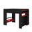 Full Size Wood Bunk Bed With Height-Adjustable Desk,Wardrobe,Ample Storage Space And RGB Light-1844446402