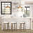 Bar Stools Set Of 2, 26" Counter Height, 360° SwivelWith Fabric Upholstered Seat, Stylish Accent For Kitchen, Dining, And Living Room-34359762-34359764
