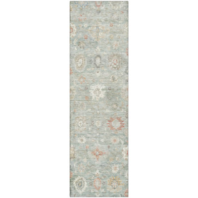 Premium Machine Washable Verlin AMF1770 Damask Rug