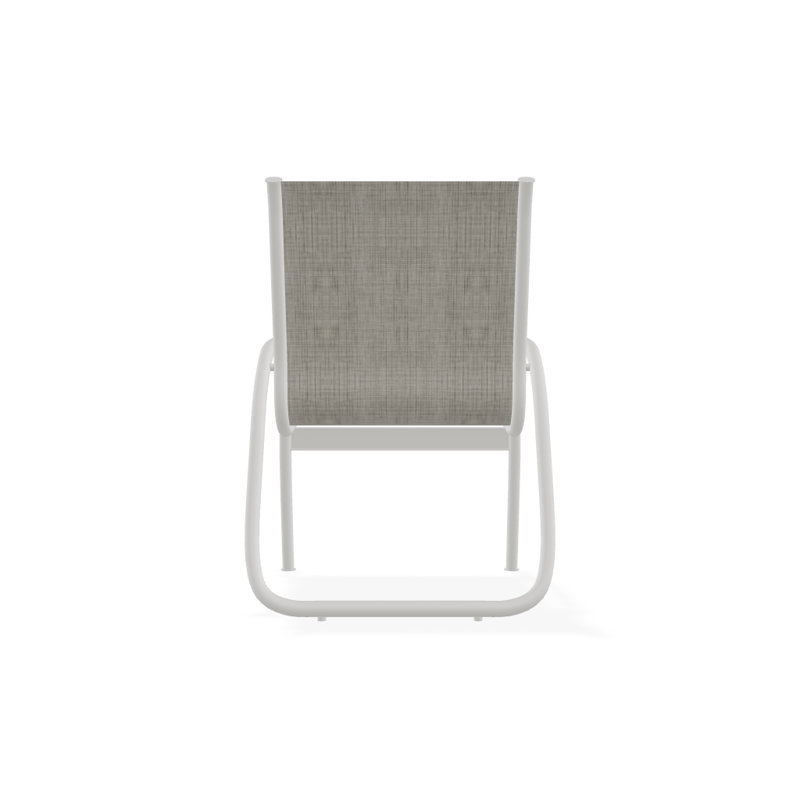 Fauteuil de patio Gardenella, Neige texturée, Fumée