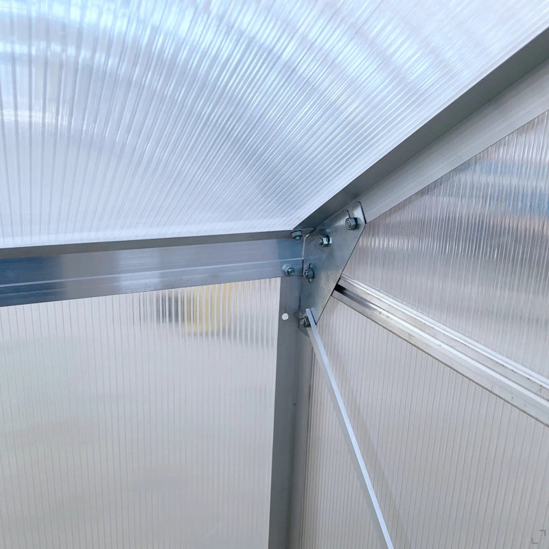 Serre pour l'hiver, aluminium