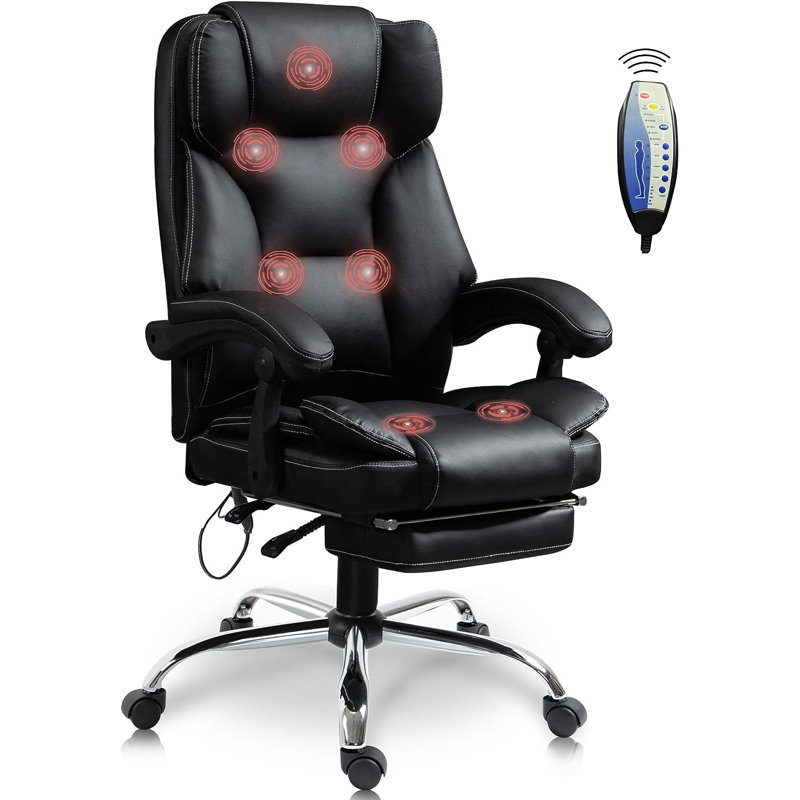 Fauteuil de direction ergonomique avec massage Kanilah