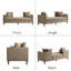 Banc de bout de chaise longue de 75,2 po de largeur-1564642814