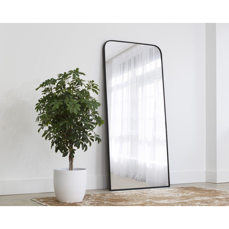 Miroir mural Yakob, Noir, 76 po x 36 po