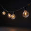 Guirlande lumineuse DEL d'extérieur, étanche et incassable, avec ampoules Edison à intensité variable, connectable pour la décoration de votre jardin, porche, fête, mariage ou Noël.