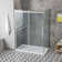 Bel Soft-Close Stainless Steel 3-Piece 32-In X 60-In X 81-In Base/Door Rectangular Corner Shower Kit (Left Or Right Drain)
