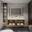 Romer 59''Wall-Mounted Double Bathroom Vanity Set-847201768
