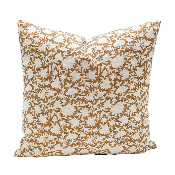 Krinto Floral Linen Reversible Pillow Cover | Wayfair