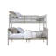 Lit superposé gris (simple / double)-581850995