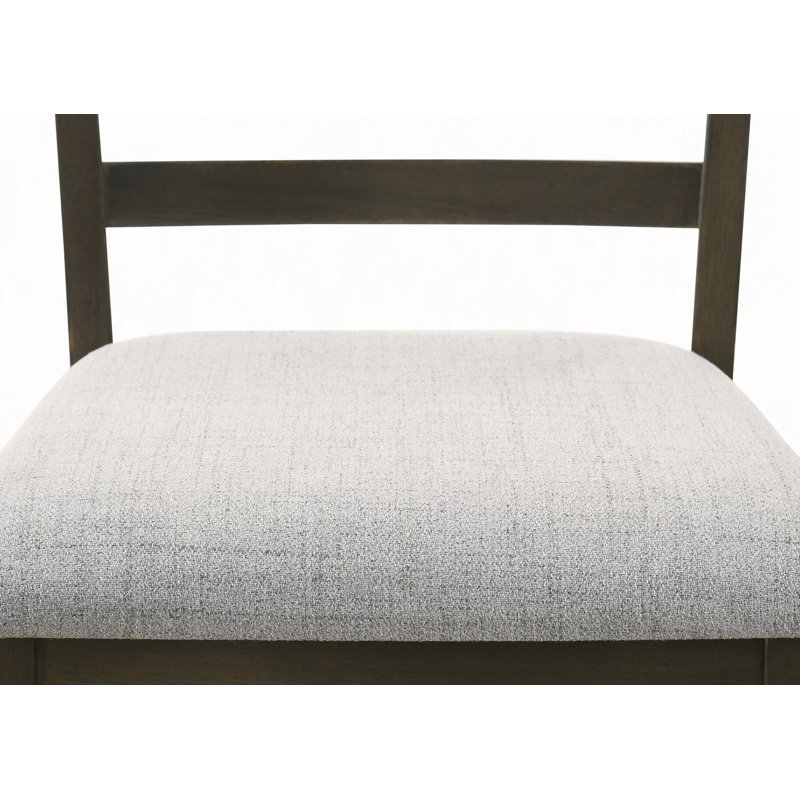 Tabouret de bar rembourré 2pc, Brun
