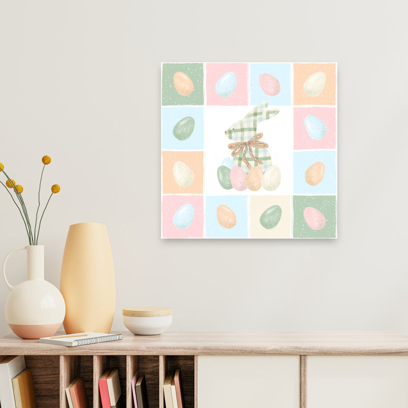 Gingham, 24" H x 24" W