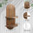 2 Pcs Boho Wall Shelf Rainbow Arch Wooden Floating Shelf Mid Century Bohemian Hanging Holder Double Vintage Wall Mount Altar Decor For Nursery Bedroom 15.75 X 6.69 Inches(Brown)