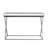 Silver Steel Console Table