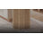 Erika Scalloped Natural Rattan Side Table