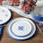 Stone Lain Cobalt 12-Piece Dinnerware Set Porcelain