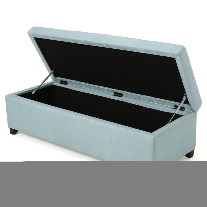 Repose-pieds de 50 po avec repose-pieds rectangulaire contemporain pour le salon, le vestibule et la salle familiale