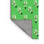 Tapis de couloir vert tissé à la machine