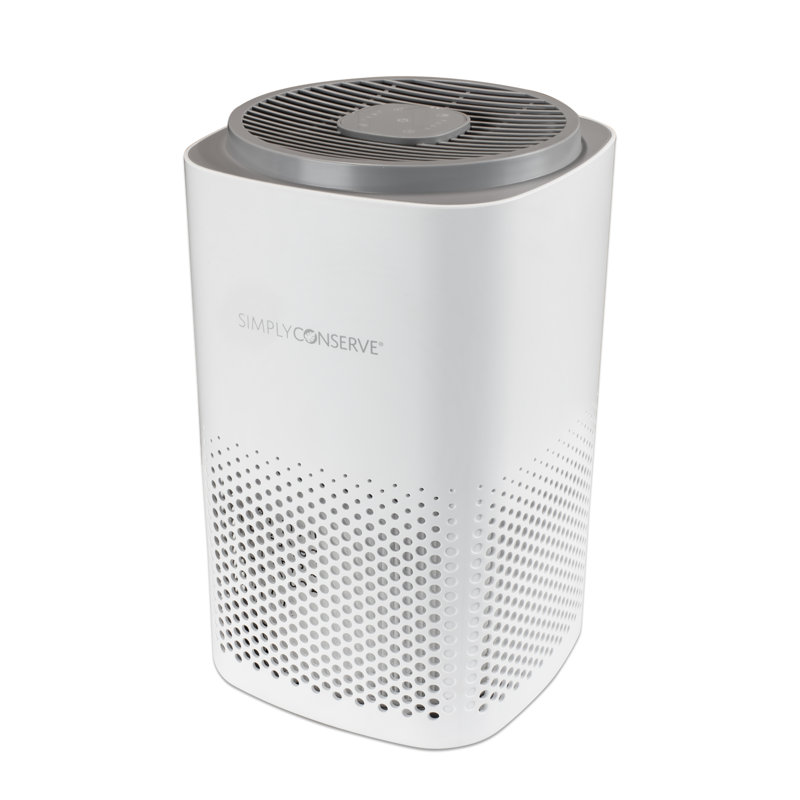 White Energy Star HEPA Air Purifier with Odor Control