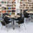 Kee Mobile Round Breakroom Table and Chair Set-73413258-93832257-73413260