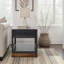 Table de bout Nora 22 po, aucun assemblage requis, finition noire et whisky-500910377-500910379