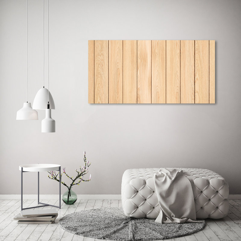 Wooden Background - Wrapped Canvas Print