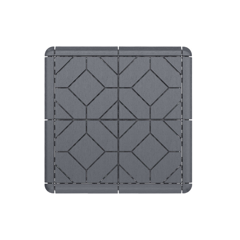 30.5 L x 30.5 W Interlocking Deck, Grey