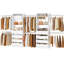 Combinaison de 3,55 pi-15,3 pi de rangement pour bricolage, comprenant 6 tringles à vêtements (2 tringles de rechange), 8 tiroirs et 6 tablettes de rangement-507902539