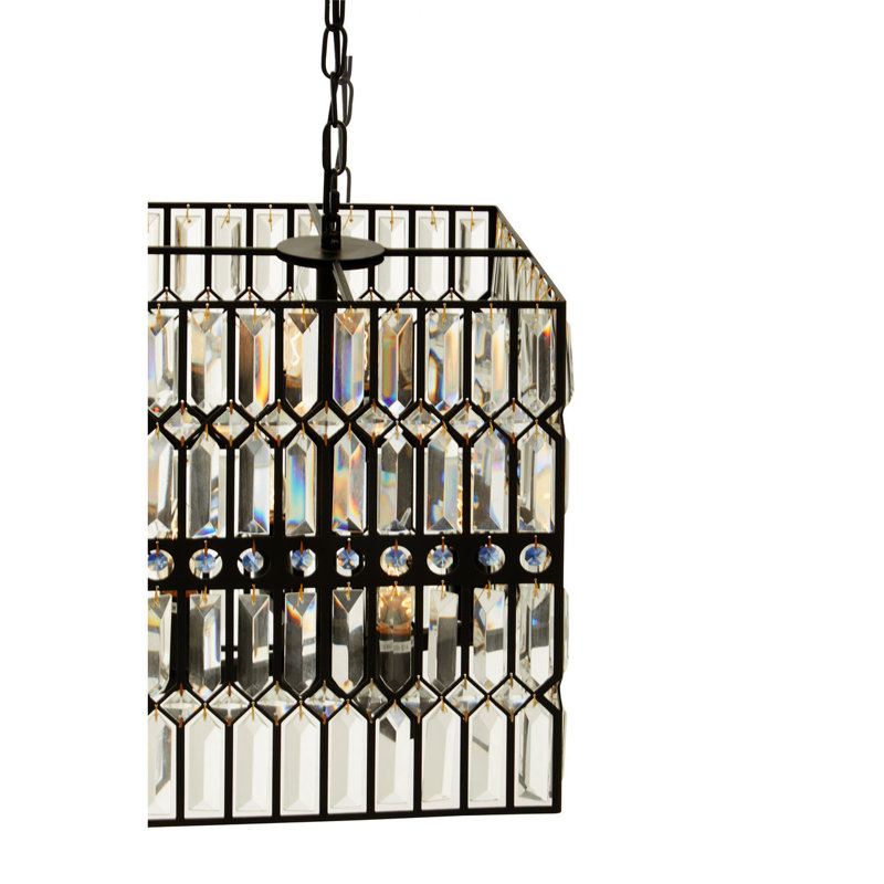 Adryel 6 - Light Square/Rectangle Chandelier