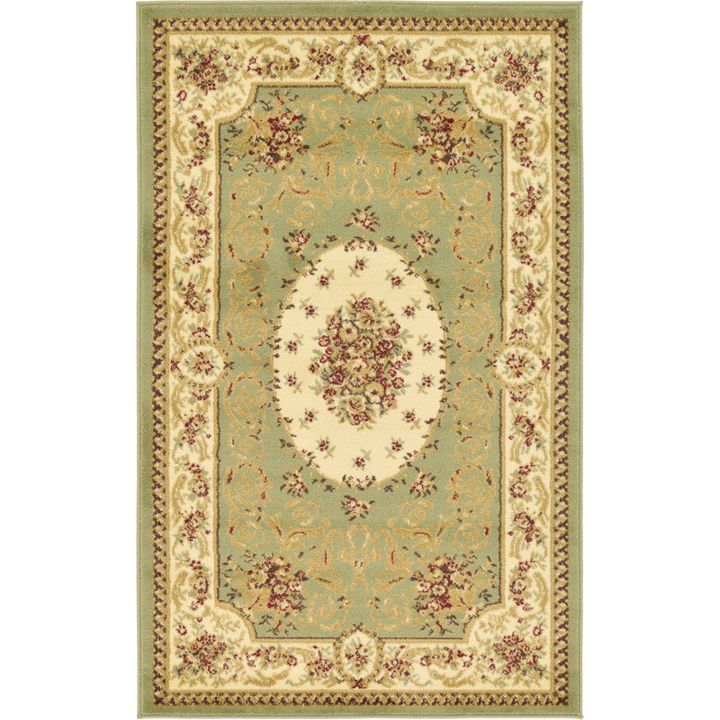 Oriental Area Rug, Rectangle 99 x 160cm