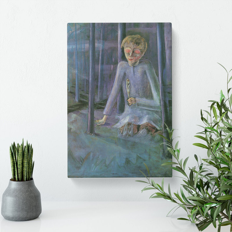 Dreaming Boy by Walter Gramatte - Wrapped Canvas Painting, 76cm H x 50cm W x 3cm D