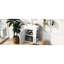 Meuble-lavabo de salle de bain avec lavabo en céramique 21,6 po - Rangement à droite, bassin flottant moderne de 21,6 po, côté moderne pour les petites salles de bain-1997130992